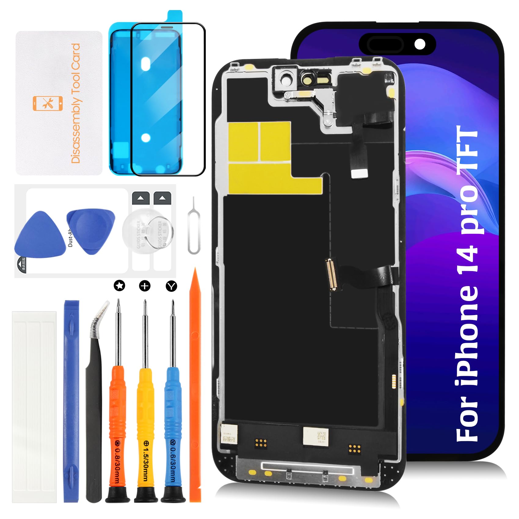 Olivechard TFT for iPhone 14 Pro LCD [120Hz Promotion+Sensor Cable
